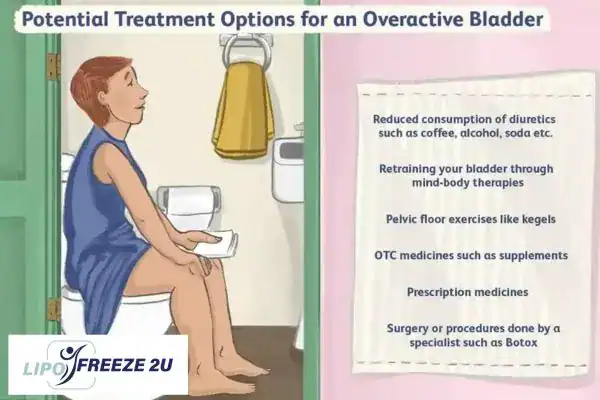 image of woman on toilet because of an overactive bladder St Ives
