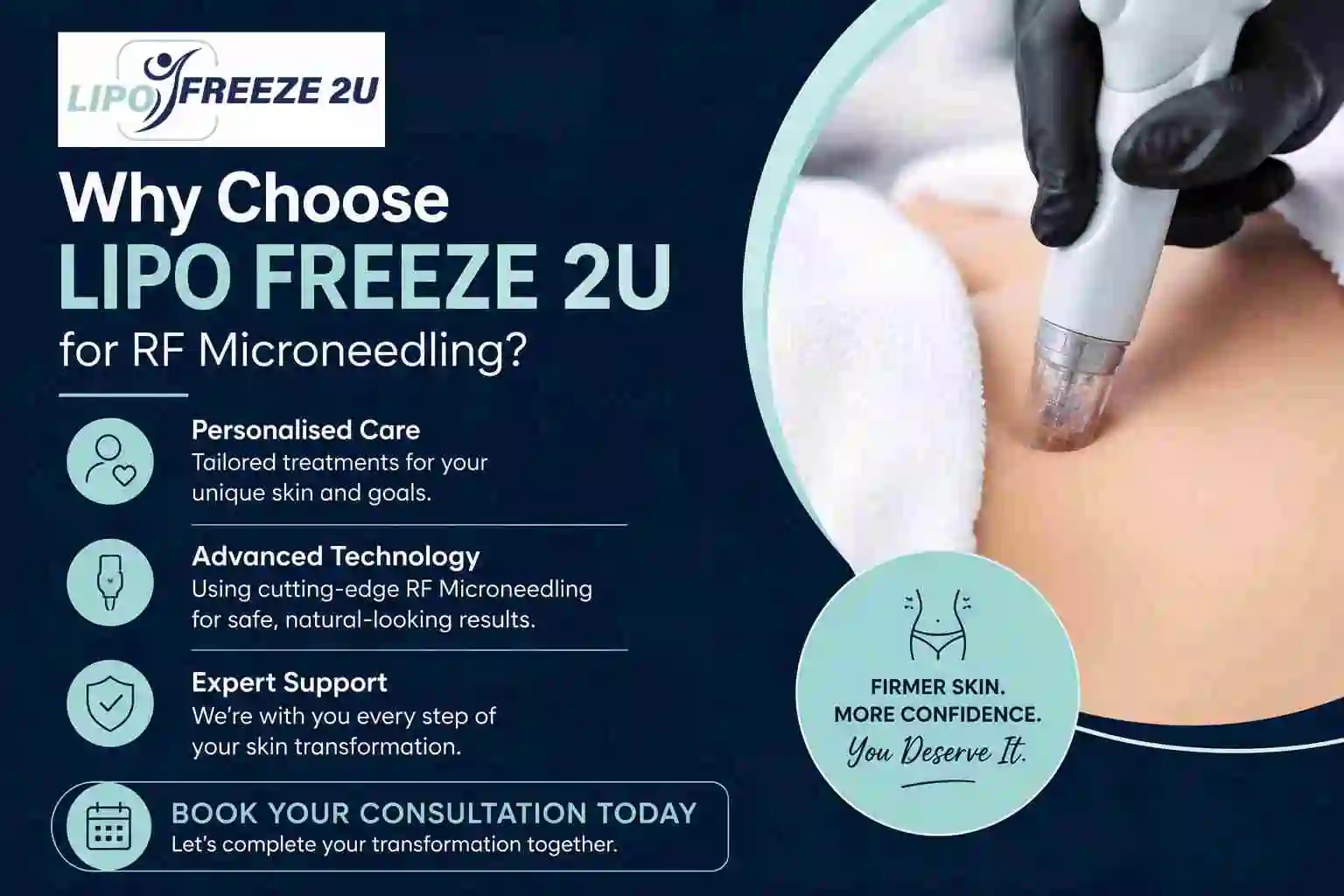 Why Choose LIPO FREEZE 2U for RF Microneedling St Ives?