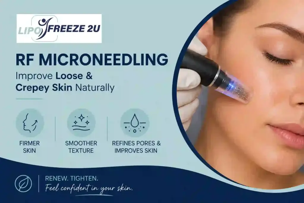Can RF Microneedling Help Improve Loose and Crepey Skin St Ives?
